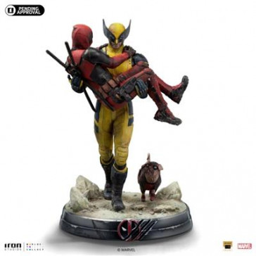 IRON STUDIOS - Deadpool And Wolverine Dlx 1/10 Statue