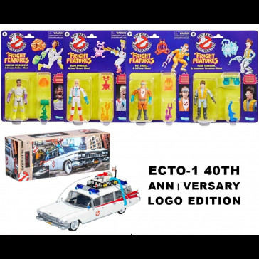 HASBRO - Ghostbusters 40th Anniversary Set + Ecto I