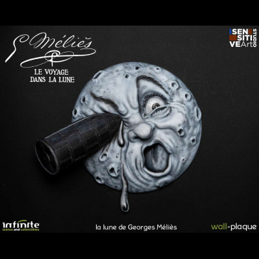 INFINITE STATUE - La Lune De Georges Melies Wall Plaque