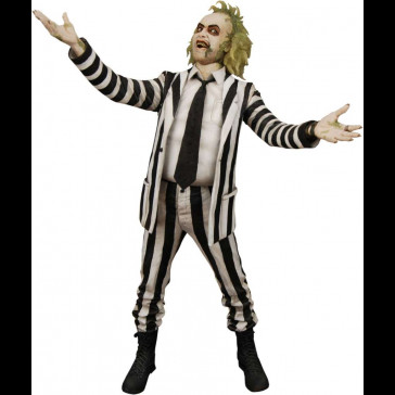 NECA - Beetlejuice 1988 Stripe Suit Beetlejuice Talking 1/4