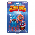 HASBRO - Secret Wars Marvel Legends Retro Action Figure Captain America 15 cm